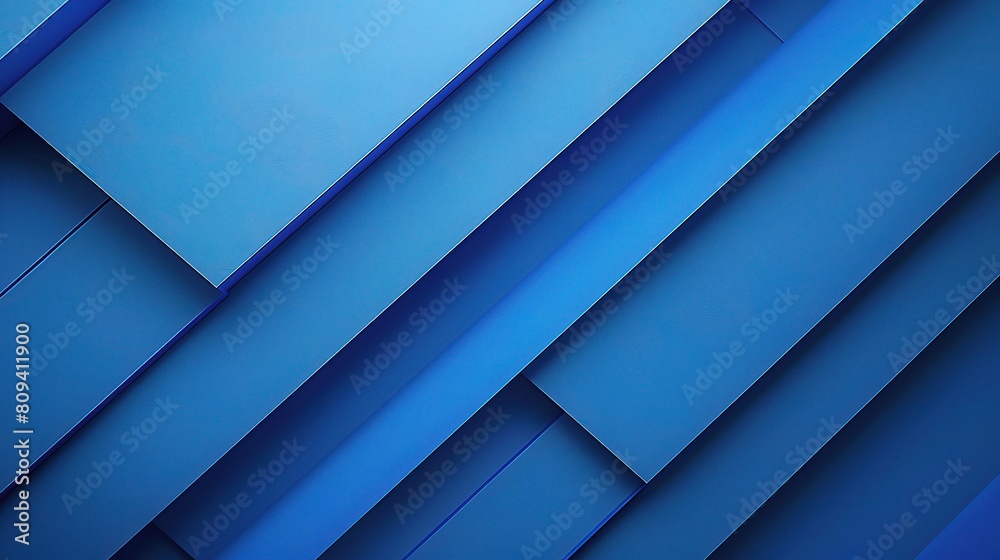 Obraz premium Blue geometric diagonal overlay layer background