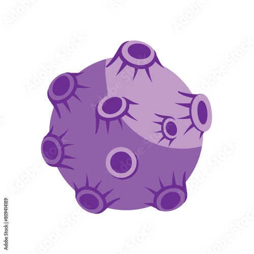 space asteroid cartoon