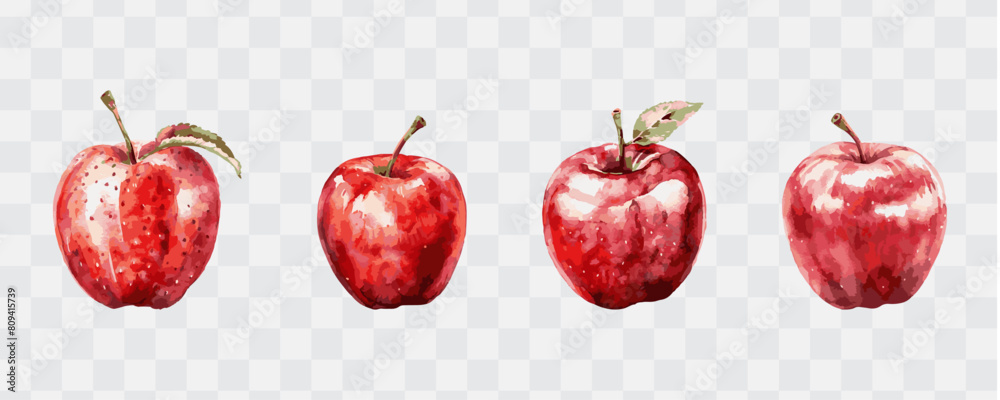 Apple watercolor isolated graphic transparent Apple watercolor isolated graphic transparent