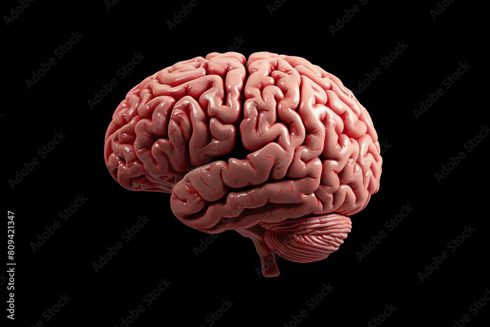 a brain model is shown on a black background a brain model is shown on a black background