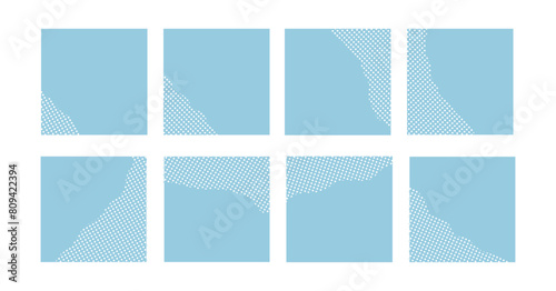 abstract background with dot texture. background set for your design template