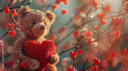 Valentine with Little Bear © LukaszDesign