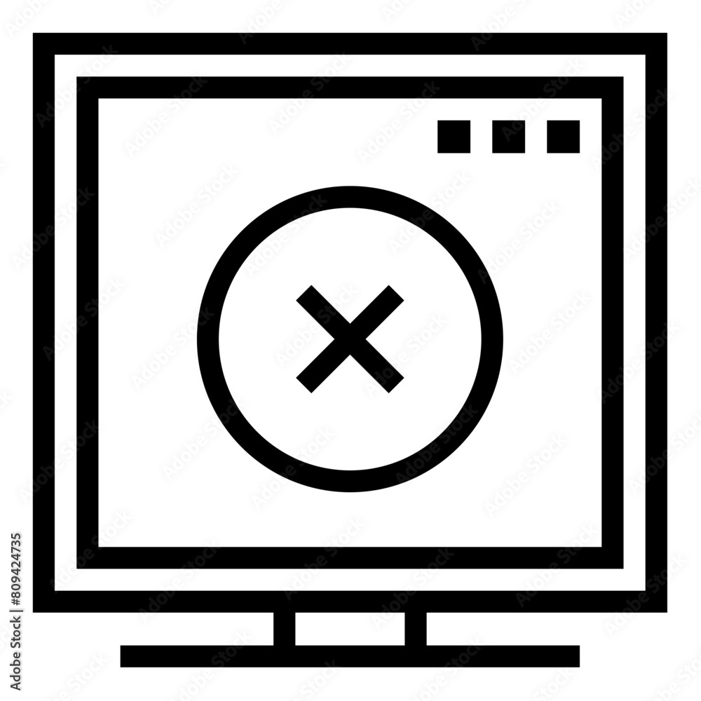 Fototapeta premium error code programming computer