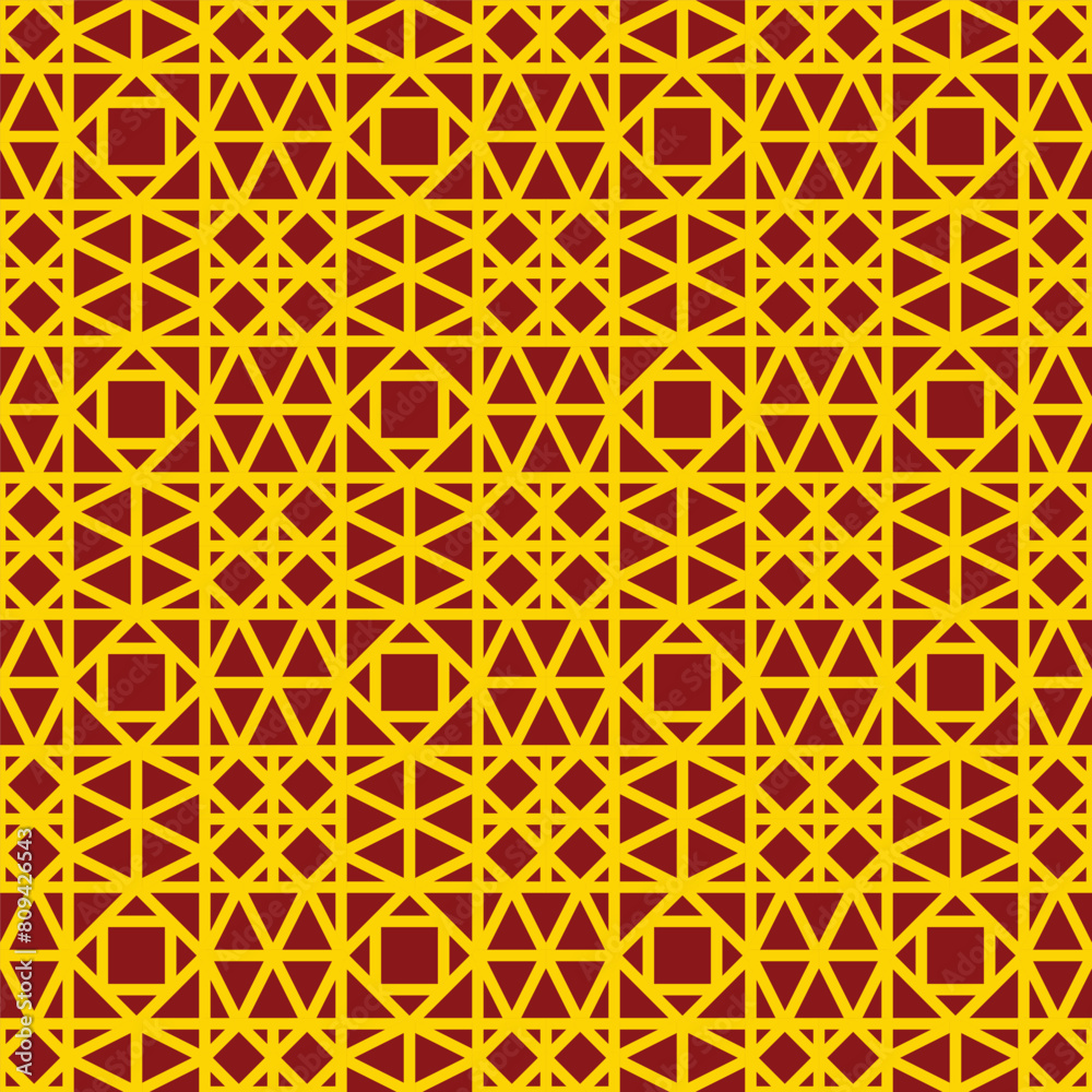 seamless geometry pattern background with traditional style for textiles, wallpapers, decorations, etc.