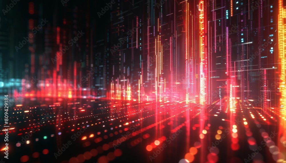 Timelapse 3D graph of historical stock market trends, suitable for retrospective financial analysis or historical performance reviews Timelapse 3D graph of historical stock market trends, suitable for retrospective financial analysis or historical performance reviews