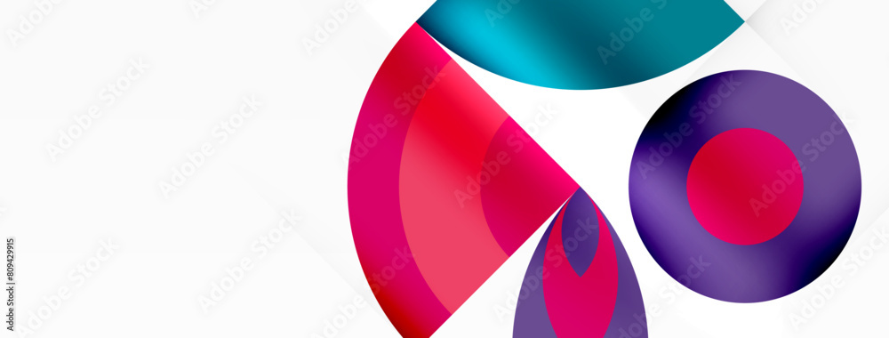 A vibrant artwork featuring a red, blue, and purple circle on a white background, showcasing symmetry and pattern. Tints and shades of magenta and electric blue add depth to the design A vibrant artwork featuring a red, blue, and purple circle on a white background, showcasing symmetry and pattern. Tints and shades of magenta and electric blue add depth to the design