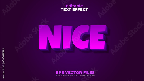 Neon Futuristic EPS Editable Text Effect and font can be changed