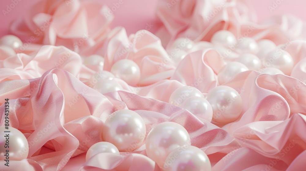 Pearl heap in cozy hue on paper backdrop Pearl heap in cozy hue on paper backdrop