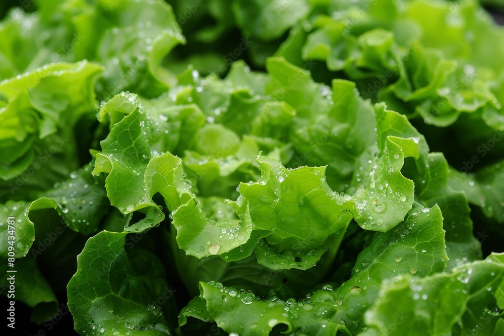 Hydroponic lettuce varieties thriving in a greenhouse, offering crisp and fresh salad greens with minimal environmental footprint. Hydroponic lettuce varieties thriving in a greenhouse, offering crisp and fresh salad greens with minimal environmental footprint.