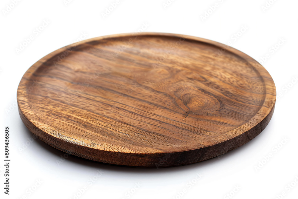 a wooden plate with a white background a wooden plate with a white background