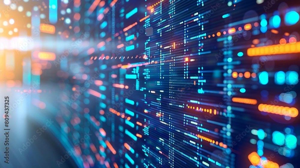digital coding with graph and matrix on a pc. Programmer's Day, World Productivity Day Background Concepts digital coding with graph and matrix on a pc. Programmer's Day, World Productivity Day Background Concepts