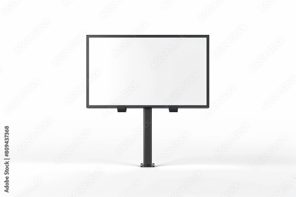 a sign is standing on a metal pole a sign is standing on a metal pole