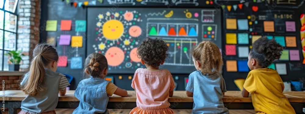 AI tool in a classroom setting helping students learn math, styled as clean and educational AI tool in a classroom setting helping students learn math, styled as clean and educational