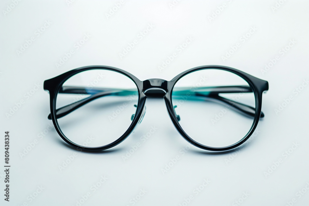 a pair of glasses sitting on top of a table a pair of glasses sitting on top of a table