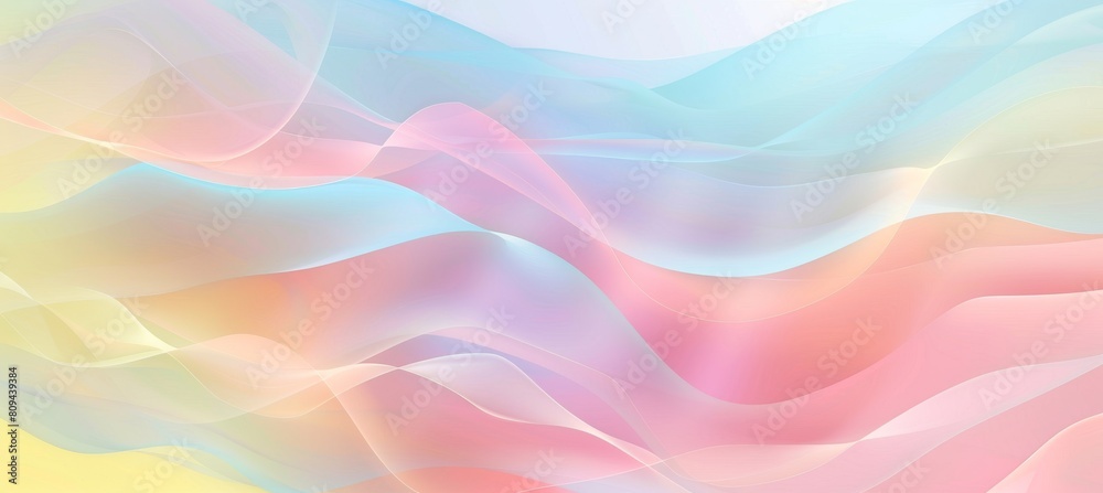 abstract pastel colorful background with waves