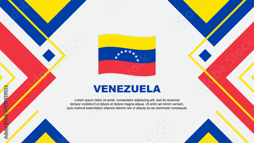 Free Download Venezuela Flag Abstract Background Design Template. Venezuela Independence Day Banner Wallpaper Vector Illustration. Venezuela Illustration - GFXLoad
