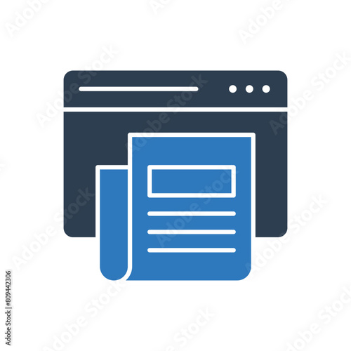 Online News Icon