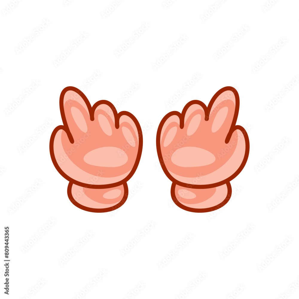 Obraz premium cartoon hand vector