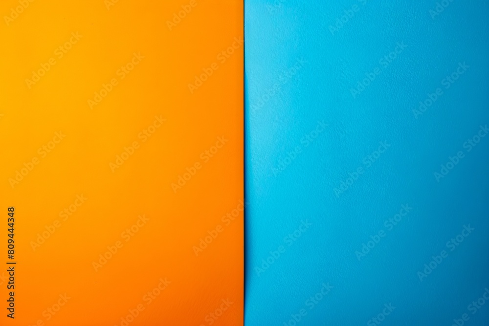 Two blue and orange paper with a white background.