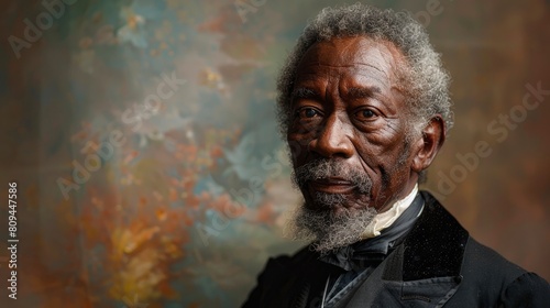 A portrait of an African American historical figure who played a role in the abolitionist movement or the struggle for racial equality. photo