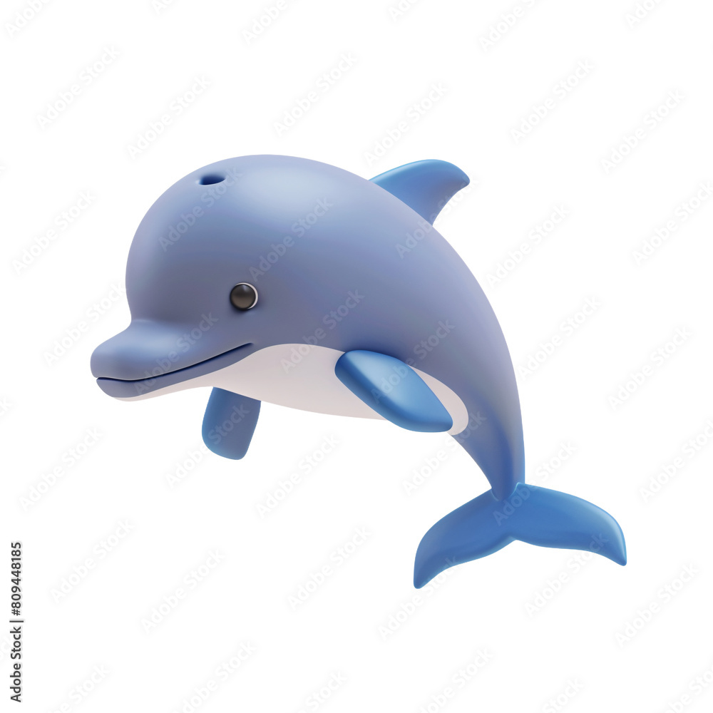 cute dolphin adorable marine mammal animal with fin and tail 3d icon realistic vector illustration. Cute aquatic wild character playful ocean underwater habitat jumping diving isolated on white cute dolphin adorable marine mammal animal with fin and tail 3d icon realistic vector illustration. Cute aquatic wild character playful ocean underwater habitat jumping diving isolated on white
