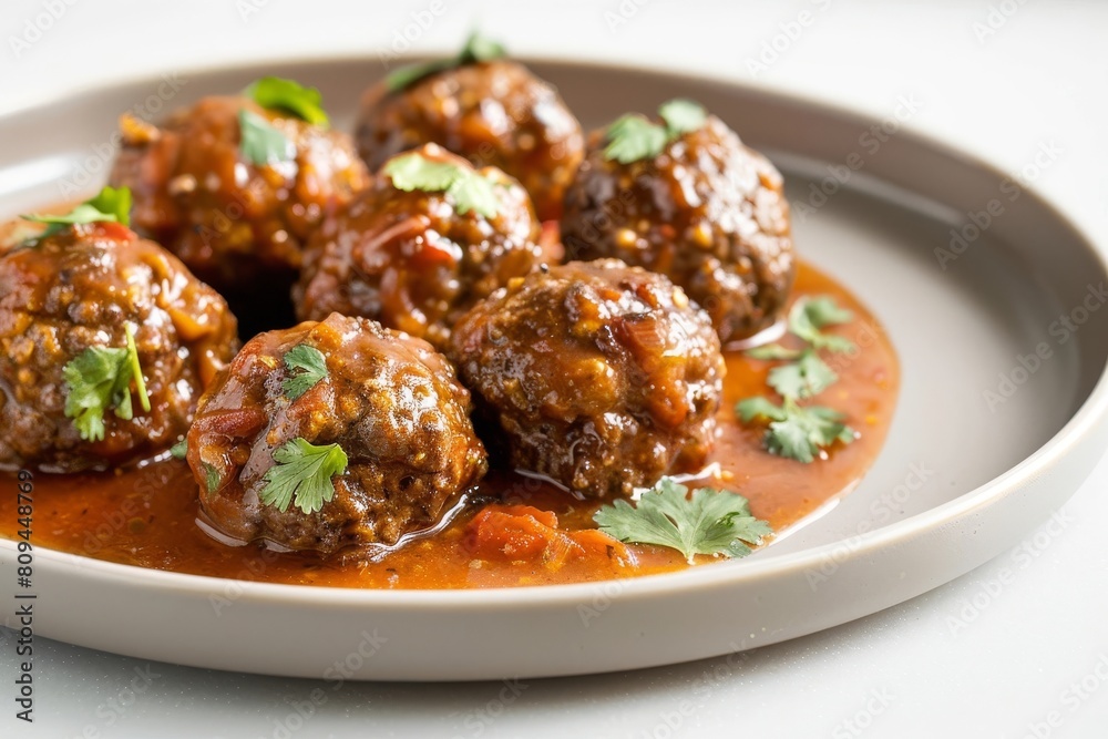 Delectable Pork Meatballs with Rich Tomato Chipotle Sauce Delectable Pork Meatballs with Rich Tomato Chipotle Sauce