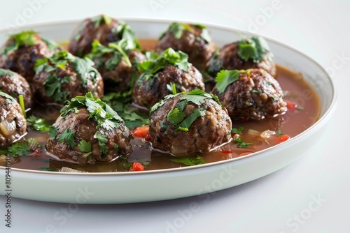 Classic Albondigas Estilo Mama Meatballs with Fresh Mint