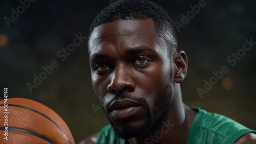Athlete Portraits. Basketball Players. © ibrahim