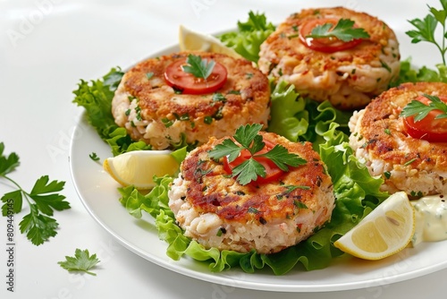 Flavorful Albacore Tuna Burger with Fresh Parsley and Sweet Relish