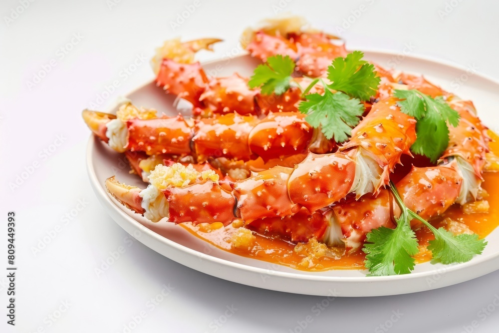 Alaskan King Crab Tempura: A Delicious Delight with Citrus Infused Teriyaki Alaskan King Crab Tempura: A Delicious Delight with Citrus Infused Teriyaki