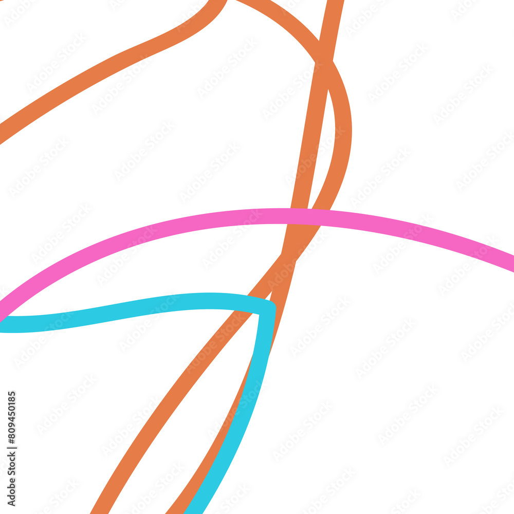 Blue orange pink lines abstracts decor Blue orange pink lines abstracts decor