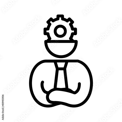 Vector black line icon for Pragmatic
