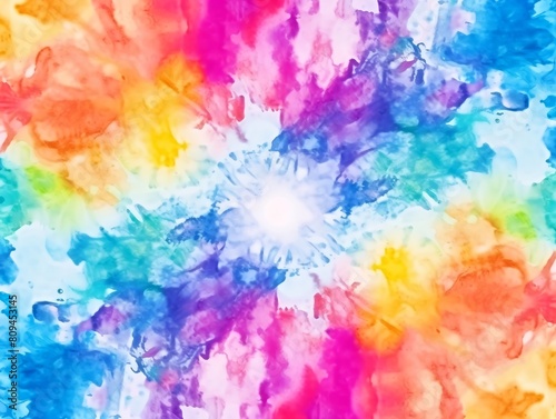 Colorful Tie Dye Design Pattern Background