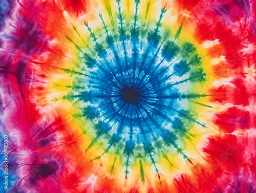 Colorful Tie Dye Design Pattern Background