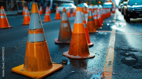 From highways to city streets, cones stand as guardians of order and safety.