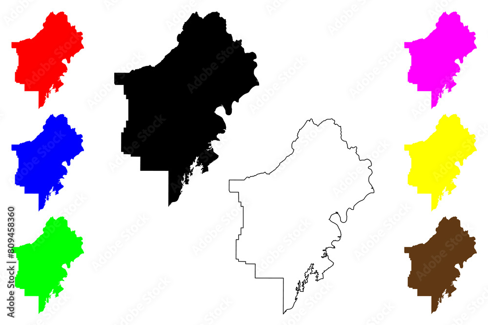 St. Clair County, Alabama (Counties in Alabama, United States of America,USA, U.S., US) map vector illustration, scribble sketch Saint Clair map St. Clair County, Alabama (Counties in Alabama, United States of America,USA, U.S., US) map vector illustration, scribble sketch Saint Clair map