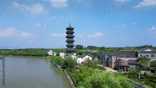 Wuzhen Ancient Town Scenic Area, Tongxiang, Jiaxing City, Zhejiang Province, China photo