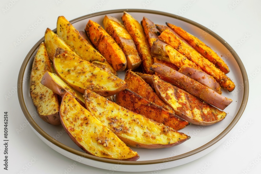 Golden Brown Air Fried Spicy Chili Fries Golden Brown Air Fried Spicy Chili Fries