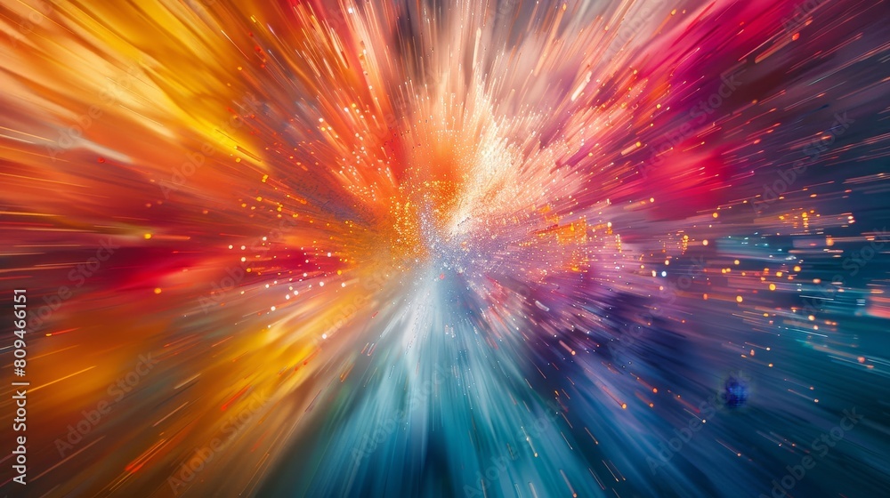 Gazing into the mesmerizing abstract, you'll find a universe of colors and shapes dancing together in perfect harmony. Gazing into the mesmerizing abstract, you'll find a universe of colors and shapes dancing together in perfect harmony.