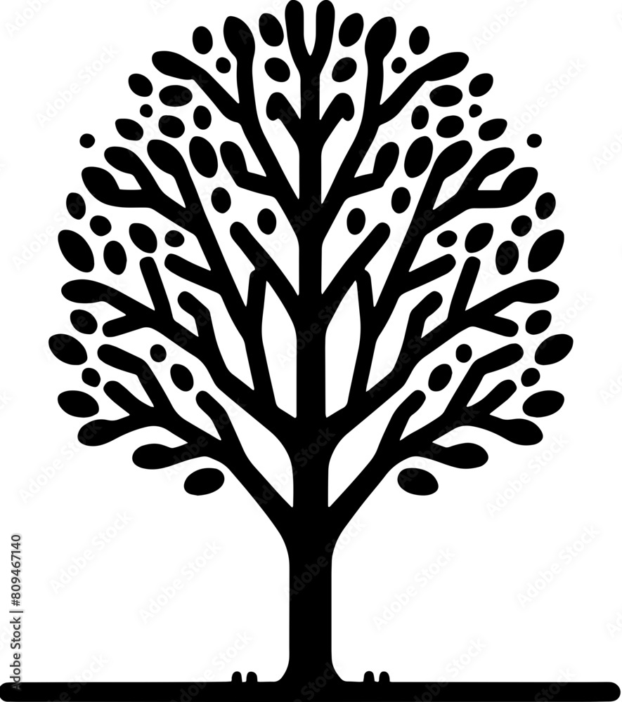 Fototapeta premium Ash Tree icon 5