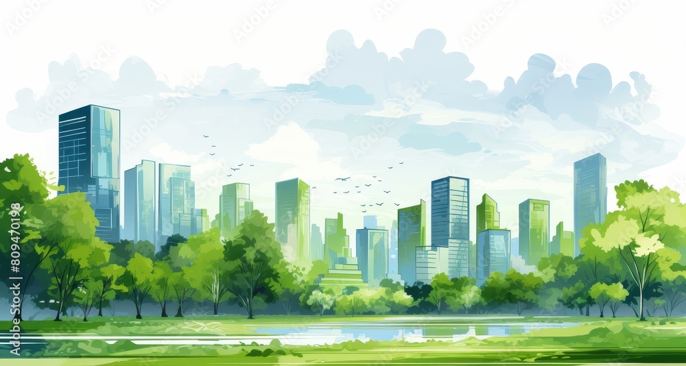 The city is full of green spaces, making it a great place to live and work The city is full of green spaces, making it a great place to live and work