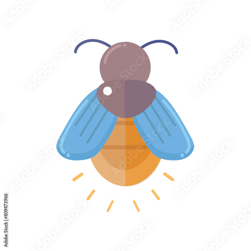 Firefly icon clipart isolated vector illustration