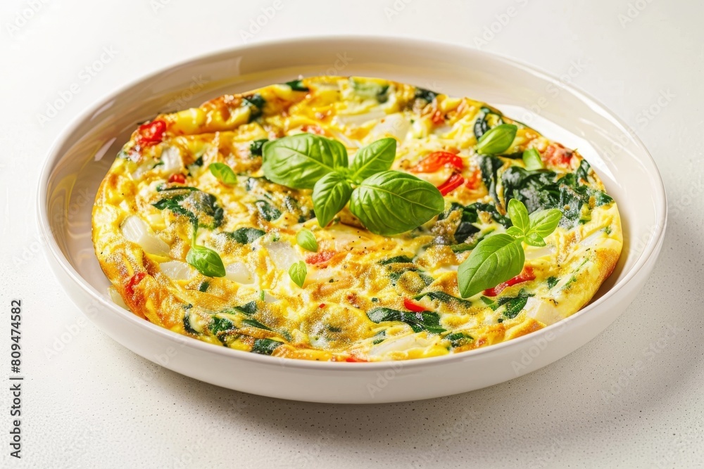 Crisp and Fluffy Air Fryer Frittata with Fresh Spinach and Havarti Crisp and Fluffy Air Fryer Frittata with Fresh Spinach and Havarti