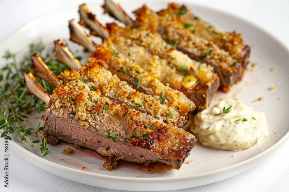 Scrumptious Air Fryer Rack of Lamb with Aromatic Roasted Garlic Aioli Scrumptious Air Fryer Rack of Lamb with Aromatic Roasted Garlic Aioli