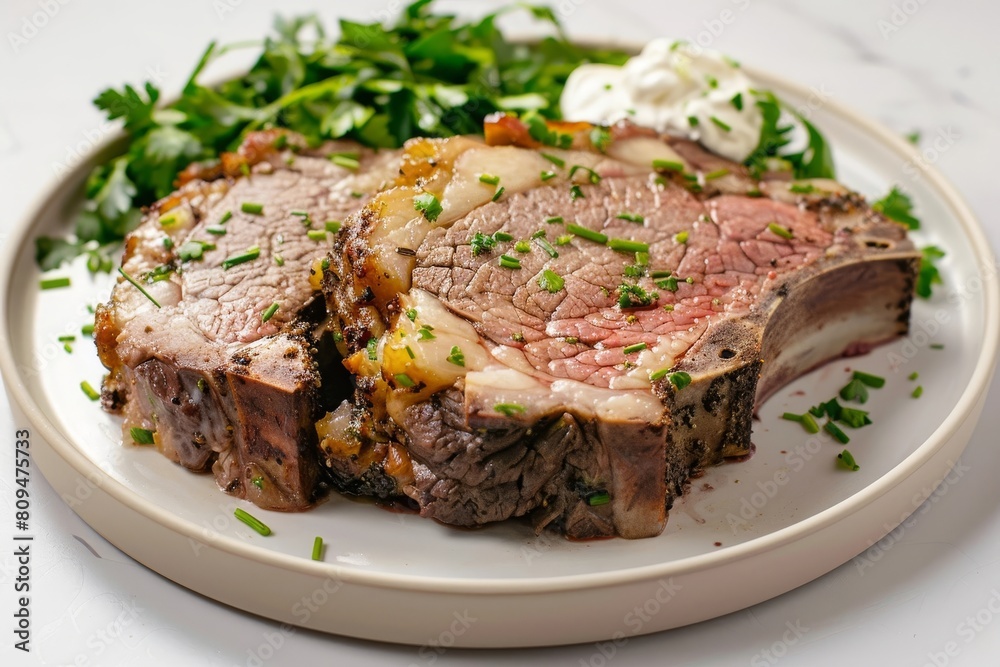 Aromatic Air Fried Prime Rib with Horseradish Cream Sauce Aromatic Air Fried Prime Rib with Horseradish Cream Sauce