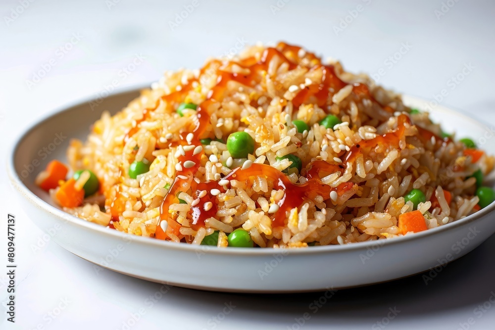Fluffy Air Fried Rice with Nutty Sesame Seeds Fluffy Air Fried Rice with Nutty Sesame Seeds