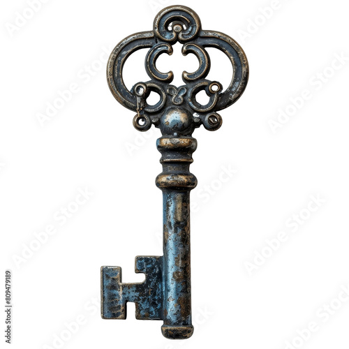 The key to a safe place, a key to your dreams, or a key to a new life. photo