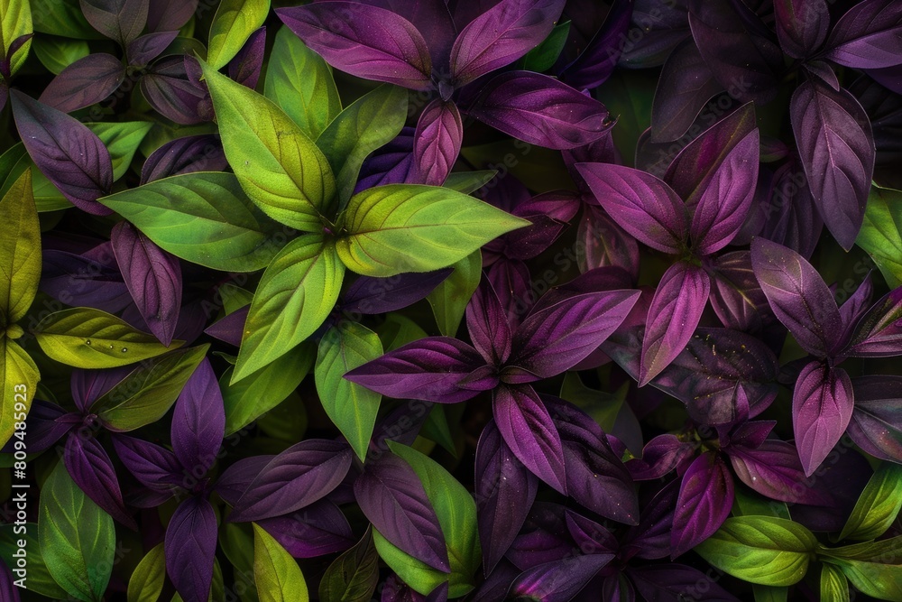 Closeup of Purple and Green Wandering Jew - The Versatile Ground Cover Plant for Your Garden Closeup of Purple and Green Wandering Jew - The Versatile Ground Cover Plant for Your Garden