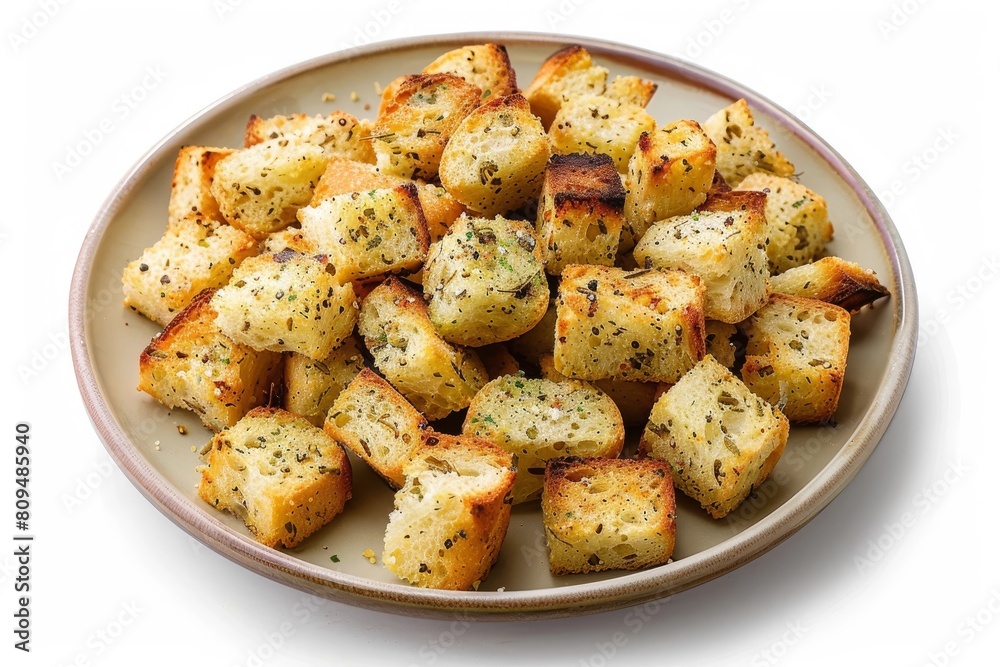 Cubed Air Fryer Croutons: Aromatic Oregano and Garlic Seasoning Cubed Air Fryer Croutons: Aromatic Oregano and Garlic Seasoning