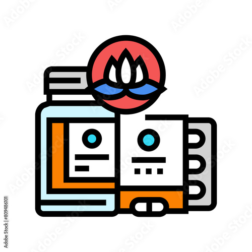 sedatives medicines pharmacy color icon vector. sedatives medicines pharmacy sign. isolated symbol illustration